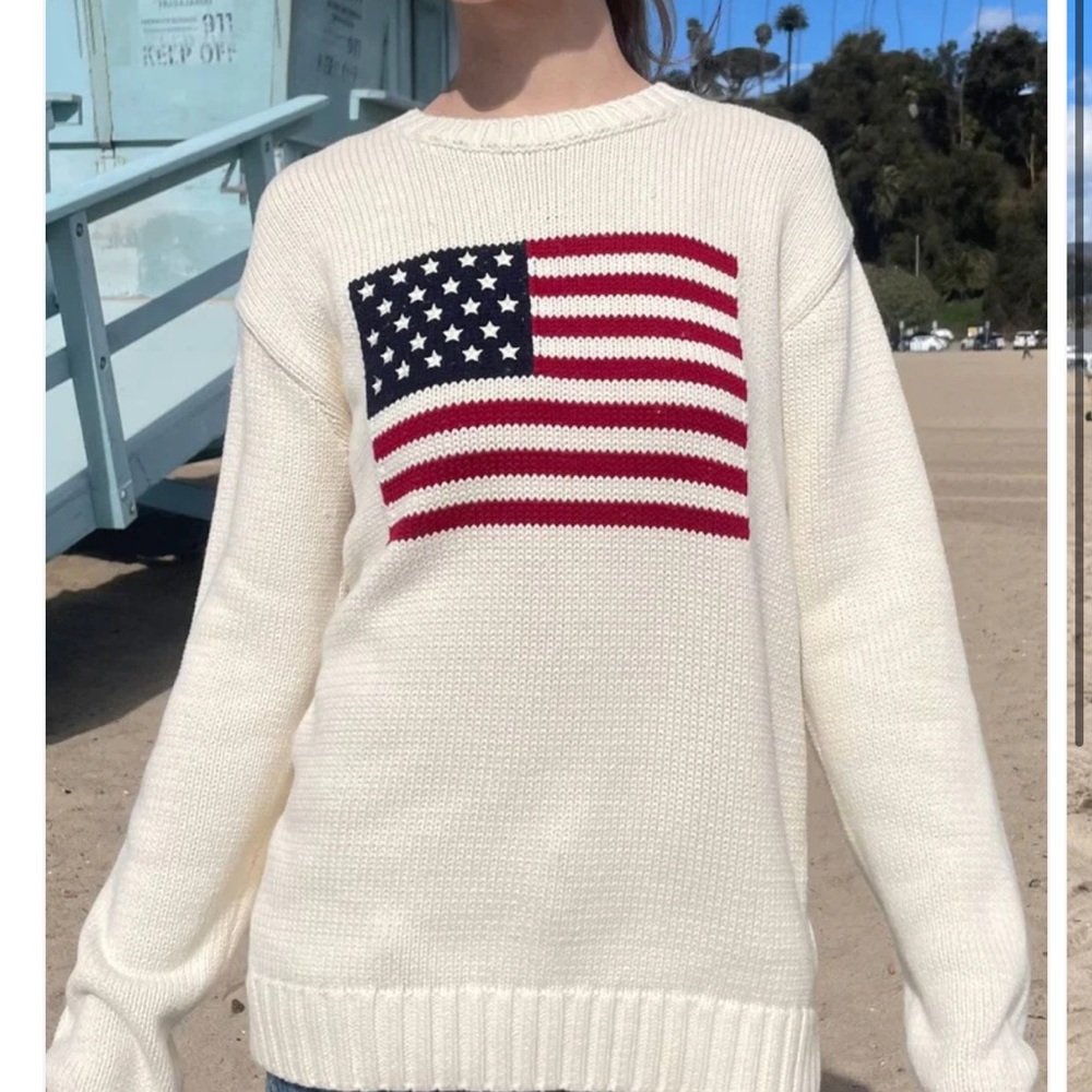 brandy flag sweater